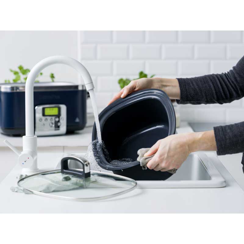 GreenPan Slow Cooker 6L Oxford Blue image number 2